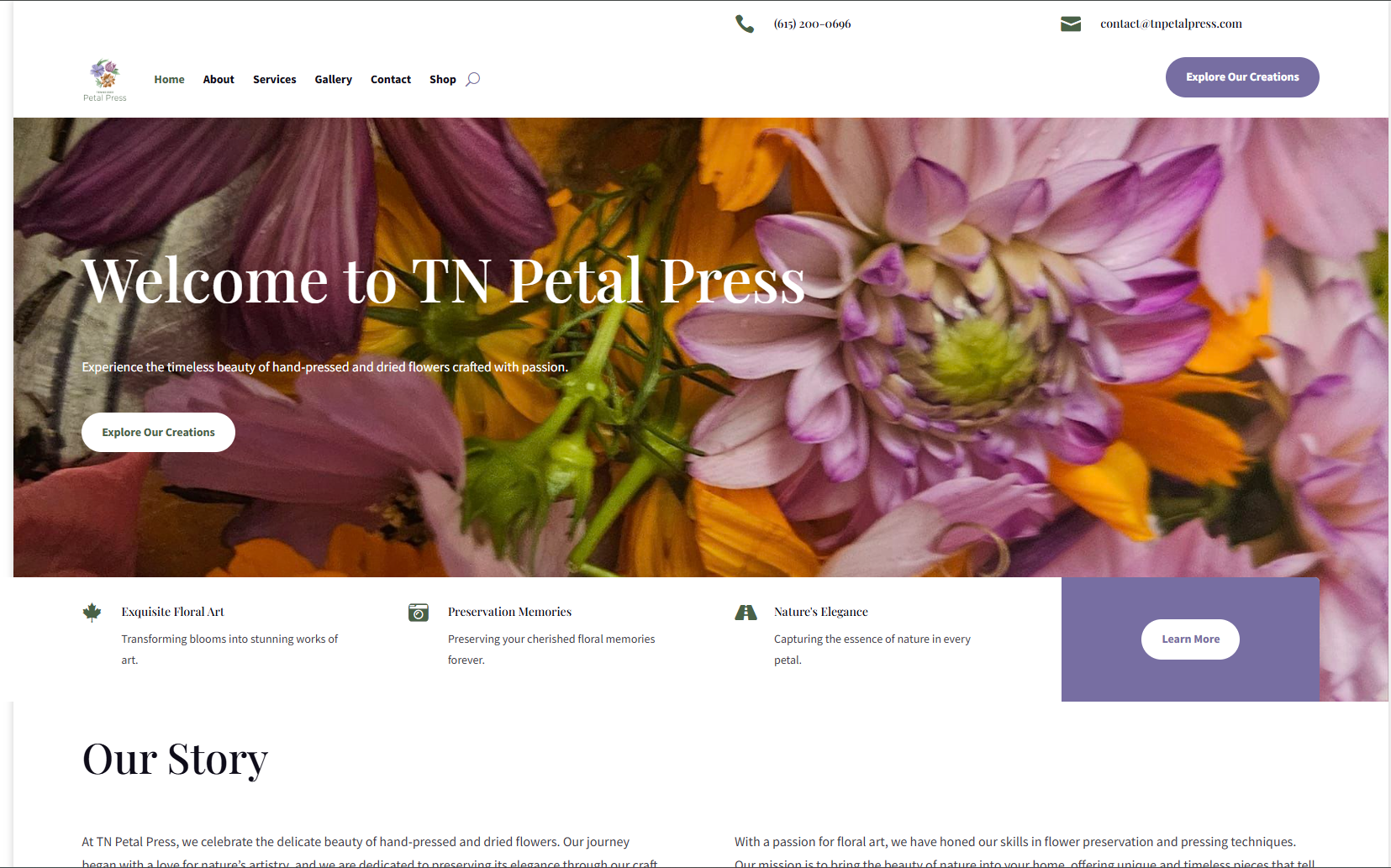 TN Petal Press